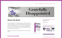 Gratefully Disappointed Author Web Design